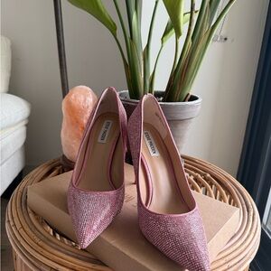 Steve Madden Sparkling Pink Heels